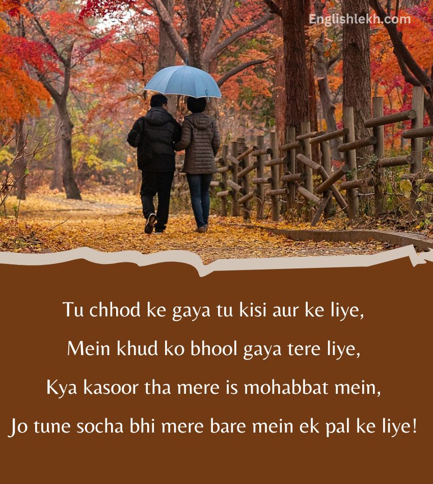 Sad Mohabbat Shayari in English
